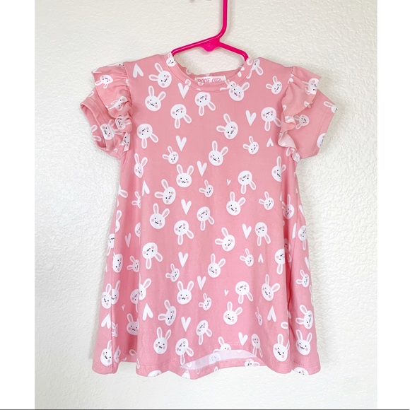 3T bunny shirt + bow! - Picture 2 of 5